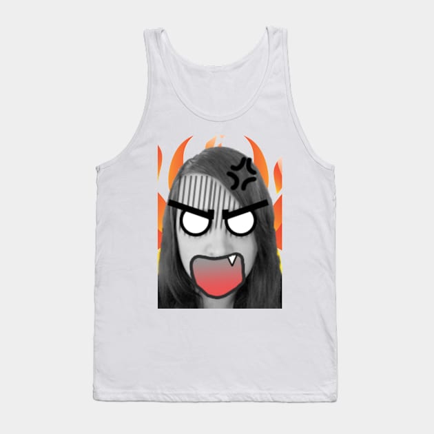 Fiery MaidenRage Tank Top by MaidenOfRuin